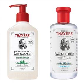 img 2 attached to THAYERS Unscented PH Cleanser + Toner Bundle