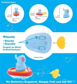 img 2 attached to DolliBu Educational Bathtub Surfaces Toddler Baby & Toddler Toys better for Bath Toys