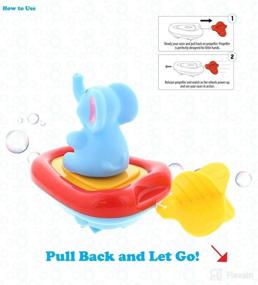 img 1 attached to DolliBu Educational Bathtub Surfaces Toddler Baby & Toddler Toys better for Bath Toys