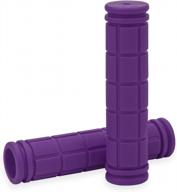 non-slip rubber mushroom bike grips for kids girls boys - perfect for scooters, cruisers, seadoos, tricycles, mountain bikes, and more! логотип