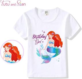 img 3 attached to 🦄 Shop the Charming Ultra Unicorn Birthday Short Sleeve T Shirt for Girls' Clothing!