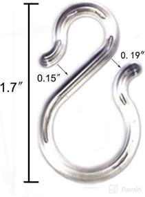 img 1 attached to 1 7Inch Clear Plastic Punch Hooks