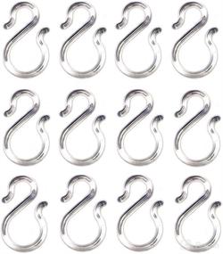 img 2 attached to 1 7Inch Clear Plastic Punch Hooks