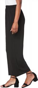 img 1 attached to Plus Size Women'S Wide-Leg Stretch Jersey Pant With Ultrasmooth Fabric From Roamans