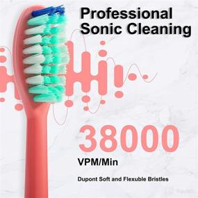 img 2 attached to Powerful 38000VPM Electric Toothbrush: Waterproof Design for Effective Oral Hygiene