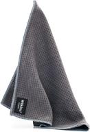 🧼 wilkins 3d microfiber cleaning towels - waffle weave microfiber towel for shoe, bag, glasses, car, electronics - size 12x12 inches logo