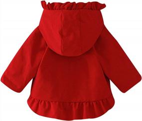 img 3 attached to Cute & Cozy Winter Baby Girl Jacket: Famuka Fleece Lined Ruffled Outwear