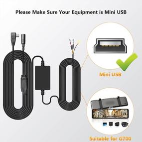 img 3 attached to G700 Rearview Mirror Camera Hardwire Kit Mini USB 12V-24V To 5V Car Charger Cable With Battery Drain Protection By WOLFBOX