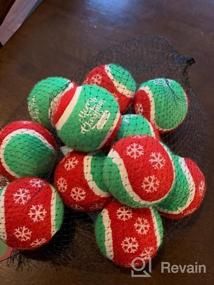 img 6 attached to 6 Pack PUPTECK Tennis Balls For Dogs - Squeaky Bouncy Ball Toys For Outdoor Training & Fetching Playing