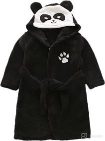 img 3 attached to JUNG KOOK Toddler Bathrobe Night Robe Apparel & Accessories Baby Boys : Clothing