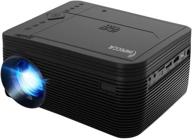 impecca vp-220k черный светодиодный проектор для домашнего кинотеатра со встроенным dvd-плеером и 120-дюймовым проектором, качеством hd, 4-дюймовым объективом и стереодинамиками - оптимизирован для поисковых систем логотип
