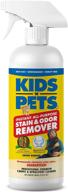 🧽 kids 'n' pets instant all-purpose stain & odor remover – 27.05 oz. - (800 ml), powerful formula to permanently eliminate tough stains & urine odors, non-toxic & safe for children logo