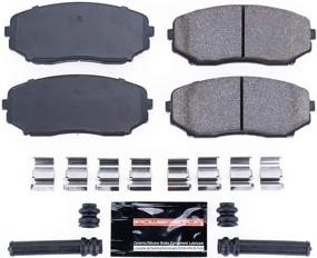 img 1 attached to 🚗 Enhance Braking Performance with Power Stop Z23-1258 Evolution Sport Front Brake Pads