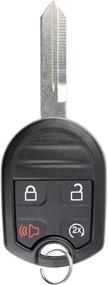 img 4 attached to 🔑 KeylessOption Keyless Entry Remote Fob with Uncut Ignition Car Key, Remote Start - CWTWB1U793