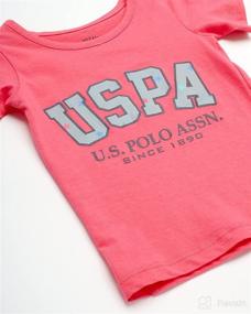 img 2 attached to US Polo Assn Girls Pajama