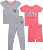 u s polo assn girls pajama logo