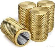 🔩 steel hawk precision machined stainless steel tire air valve caps - gold (2 pairs) | heavy-duty, airtight seal, textured design, screw-on, dust-proof | wheel tyre stem covers for cars логотип