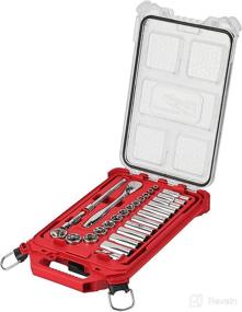 img 4 attached to 28 Piece Ratchet & Socket Set with PACKOUT Organizer - 3/8 inch