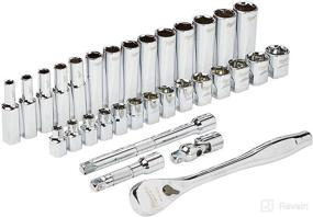 img 3 attached to 28 Piece Ratchet & Socket Set with PACKOUT Organizer - 3/8 inch