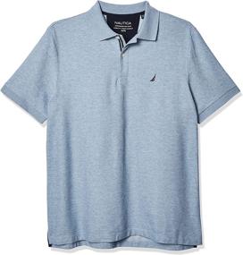 img 4 attached to Nautica Men's Clothing - Solid Large Short Sleeve