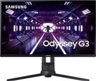🖥️ upgrade your gaming setup with samsung's borderless 144hz lf24g35tfwnxza monitor with freesync and flicker-free technology". logo