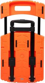 img 3 attached to APOLLOLIFT Heavy Duty Folding Flat Platform Hand Truck & Dolly Cart - Convertible, 440Lbs Load Capacity For Easy Moving & Transport