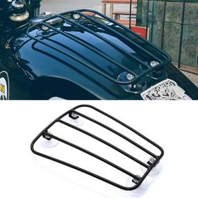 img 4 attached to 🏍️ Universal Black Motorcycle Fuel Tank Luggage Holder Shelf with Powerful Suction Cups for Improved SEO