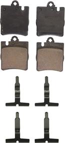 img 4 attached to Enhance Your Braking Performance with Wagner QuickStop ZD876 Ceramic Disc Brake Pad Set