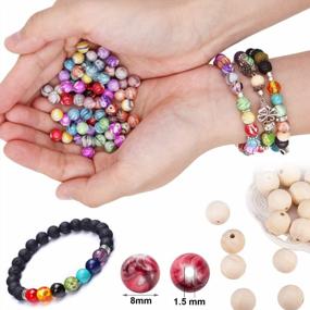 img 1 attached to Get Creative With EuTengHao'S 1146Pcs Lava Beads And Jewelry Making Accessories