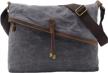 women's canvas messenger bag vintage marble crossbody travel bags for traveling by kemy logo