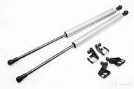 🚗 optimized autobahn88 hood lift support kit for 1988-1999 mazda mpv - silver carbon fiber logo