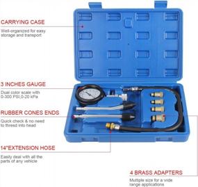 img 2 attached to Accurately Diagnose Engine Leaks With AutoRocking Petrol Compression Tester For Cars, Motorcycles, And Lawn Mowers