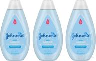 🛁 johnson's bubble bath for gentle baby skin care - paraben-free & pediatrician-tested, 16.9 fl. oz (pack of 3) logo