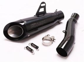 img 2 attached to YOSAYUSA Motorcycle Muffler Silencer: Enhanced Exhaust System 🏍️ for Honda CBR300R and CB300F (2008-2018) / CB250R (2018-2021)