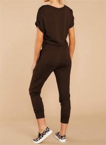 img 2 attached to Adibosy Jumpsuit Rompers Pockets Playsuit Women's Clothing ~ Jumpsuits, Rompers & Overalls