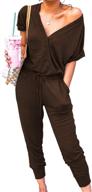 adibosy jumpsuit rompers pockets playsuit women's clothing ~ jumpsuits, rompers & overalls logo