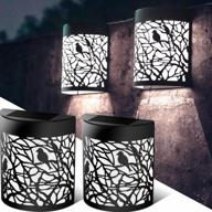 black bird dusk to dawn solar wall lights - perfect outdoor porch lights (2-pack) logo
