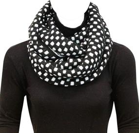 img 1 attached to Wrapables Dottie Infinity Acrylic Winter Women's Accessories : Scarves & Wraps