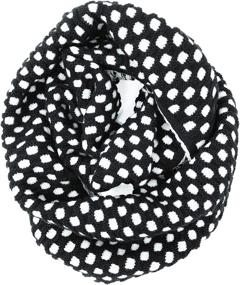 img 4 attached to Wrapables Dottie Infinity Acrylic Winter Women's Accessories : Scarves & Wraps