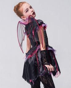 img 1 attached to Костюм принцессы-вампира на Хэллоуин для девочек-идеальный наряд для вечеринки для модного наряда