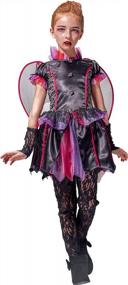 img 4 attached to Halloween Vampire Princess Costume Dress For Girls - Perfect Party Outfit For Fancy Dress Up