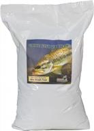 улучшите свой рыболовный промысел с помощью корма для рыб с природными водными пейзажами: 22-фунтовый пакет питательных гранул для окуня, синежаберника, форели, сома и тилапии логотип