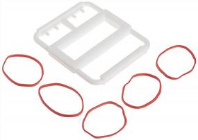 img 1 attached to Build Grip Strength With CanDo Latex Free Band Hand Exerciser - Includes 5 Red Bands