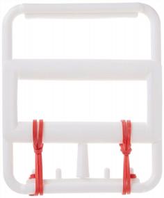 img 3 attached to Build Grip Strength With CanDo Latex Free Band Hand Exerciser - Includes 5 Red Bands