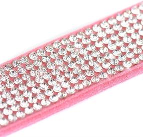 img 1 attached to 🐶✨ BONAWEN Crystal Dog Collar with Rhinestone Bow Tie - Stylish Bling Puppy Collars for Small Dogs