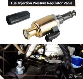 img 1 attached to High Quality 7.3L Fuel Injection Pressure Regulator Sensor and IPR Valve for Ford F-Series and E-Series Trucks - Complete with Electrical Connector Pigtail Wire Harness Sensor - 1829856C91