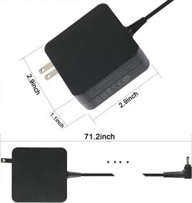 img 1 attached to 💡 20V 3.25A 65W(20V 2.25A 45W) Replacement AC Adapter Charger and Power Supply Cord for Lenovo IdeaPad 710s, 710, 510s, 510, 310, 110 / Yoga 710, 510 / Flex 4 1480, Flex 4 1580 Laptops - ADLX65CCGC2A