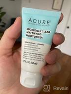 img 1 attached to Acure Mattifying Moisturizer, Vegan & Paraben Free, 1.7 Fl Oz (Pack Of 1) - Clear Skin Formula review by Geoff Foster