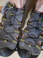 img 1 attached to GRITION Men Sandals YY2027: Stylish 🔥 and Durable Black Athletic Shoes for Men review by Tim Thornton