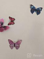 img 1 attached to 3D Colorful Butterfly Wall Stickers DIY Art Decor Crafts For Party Cosplay Wedding Offices Bedroom Room Magnets Glue SmartWallStation 84 PCS Set review by Christopher Tillman